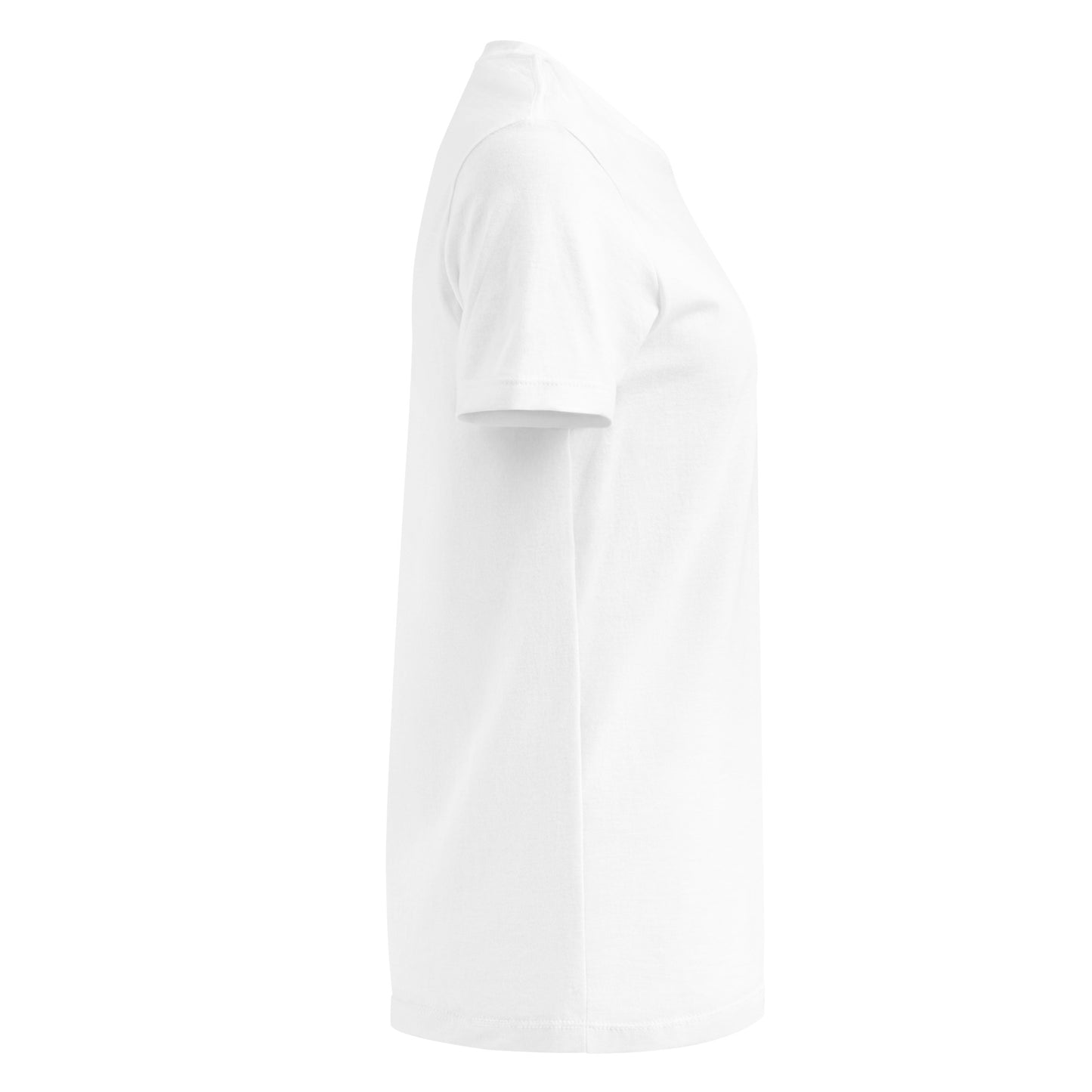 Perfil derecho camiseta KÖNE mujer 100% algodón con cuello acanalado