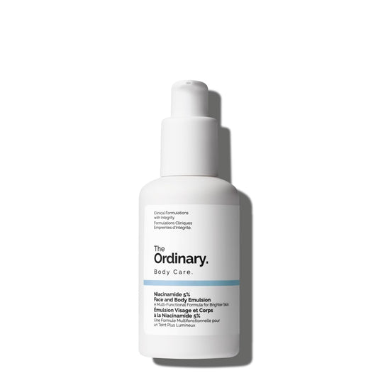The Ordinary Niacinamide 5% Face and Body Emulsion, Facial and Body Emulsion with Niacinamide, Corrector for Dark Spots and Skin Tone, 100 ml