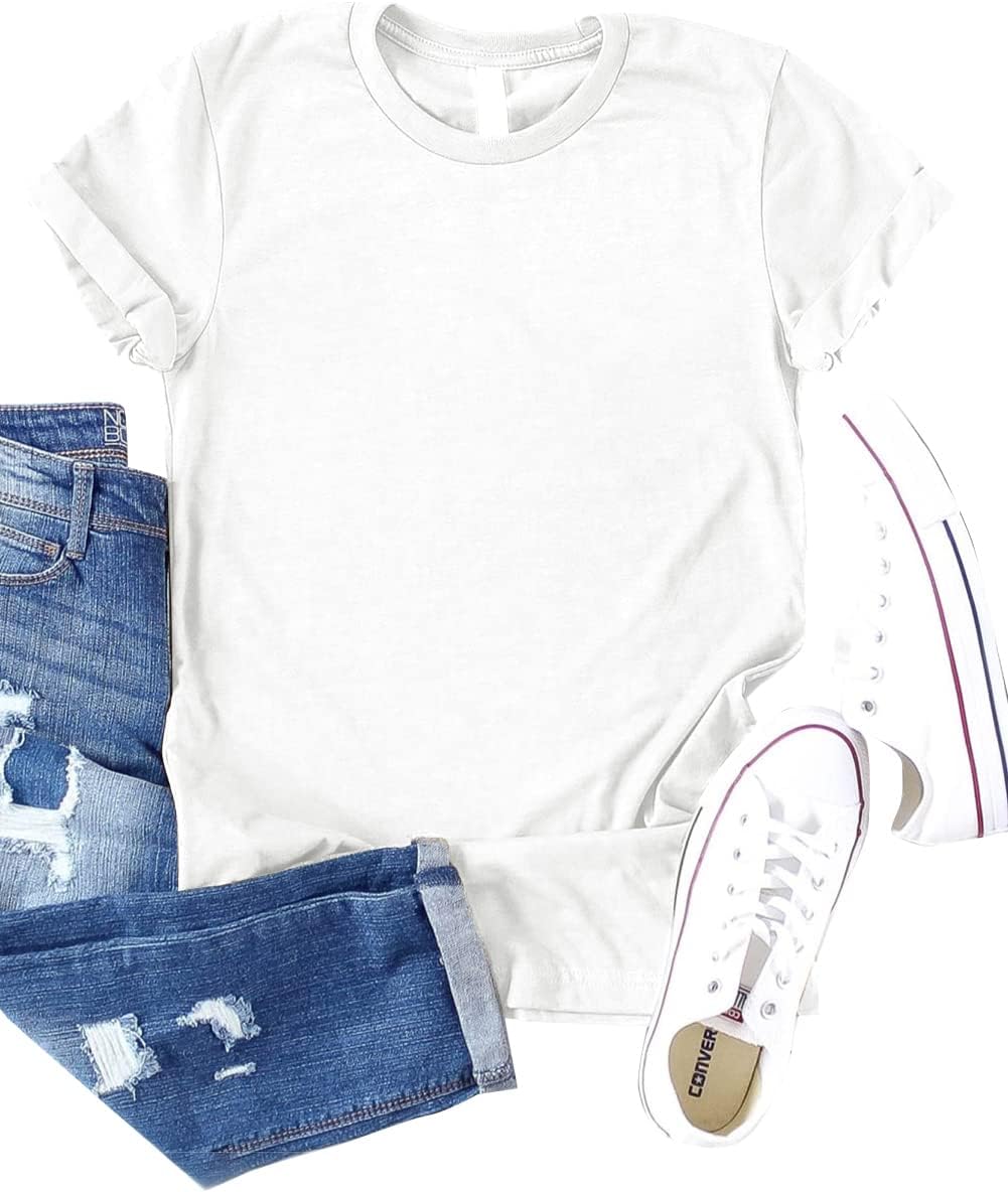 Women's Basic Short Sleeve Round Neck Tee