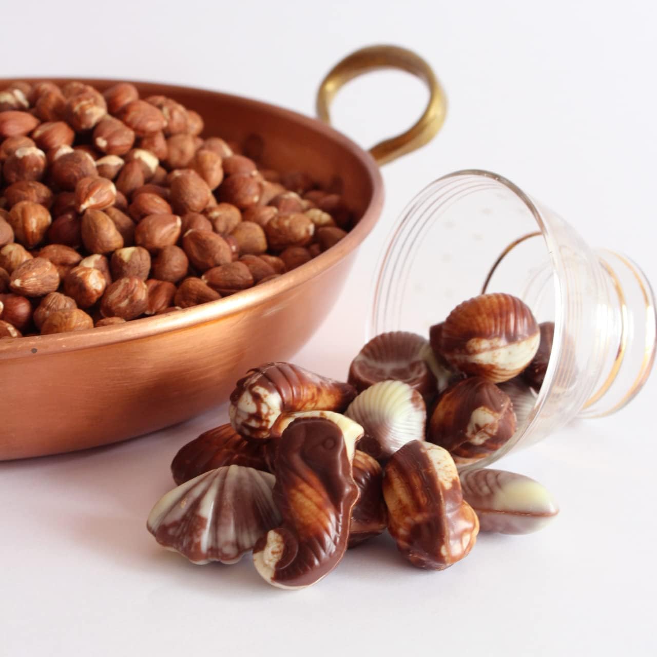 Guylian Belgian Chocolate Chocolates, Chocolate Filled with Dark Chocolate Praline, Chocolate in the shape of Sea Fruits with 72% Cocoa, 20 Units per Box, 225 g