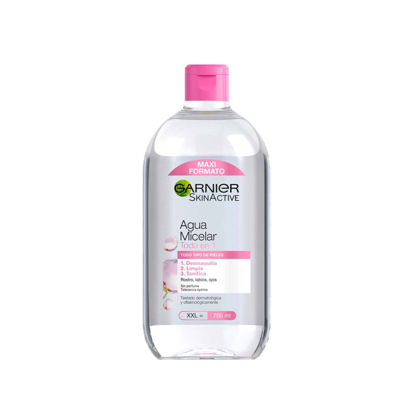 Garnier Skin Active Micellar Water with Rose Water for Off and Sensitive Skin, Make-up, Cleanses and Brightens, 700 ml