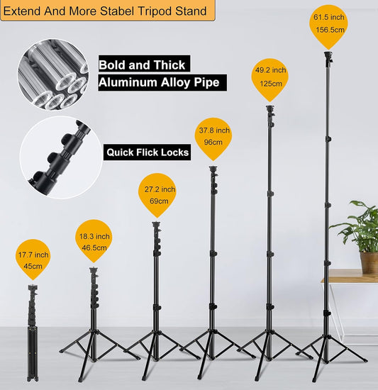 Ring Light with Tripode, 10" Ring Light with Remote Control 3 Modes 10 Brightness Dimmable Ring Light for TikTok, Makeup, Selfie, Streaming, Youtube, Twich Live