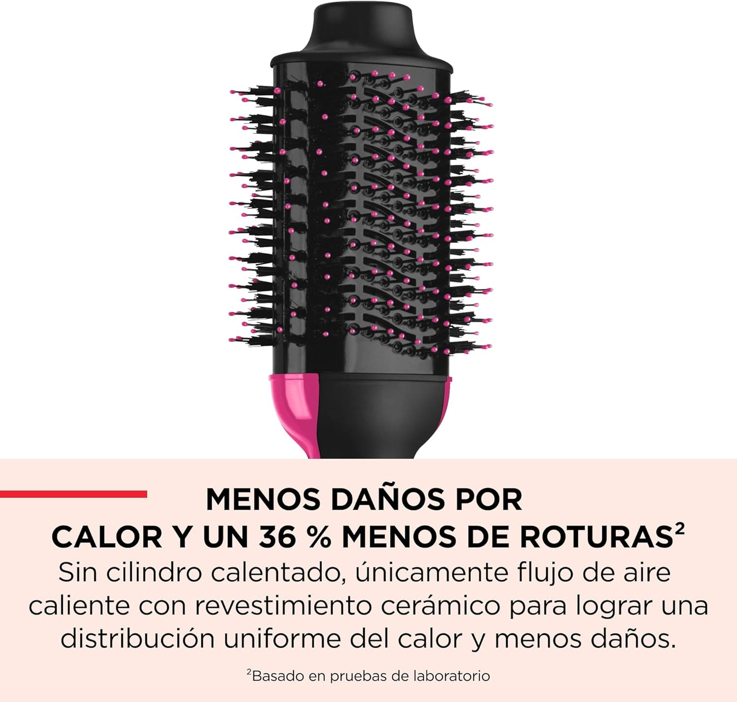 REVLON Salon One-Step Dryer and Volumizer with Sectioning Comb Included - 3 Heat Settings and 2 Speeds, Ceramic Coating, Ergonomic Handle, Original with Comb