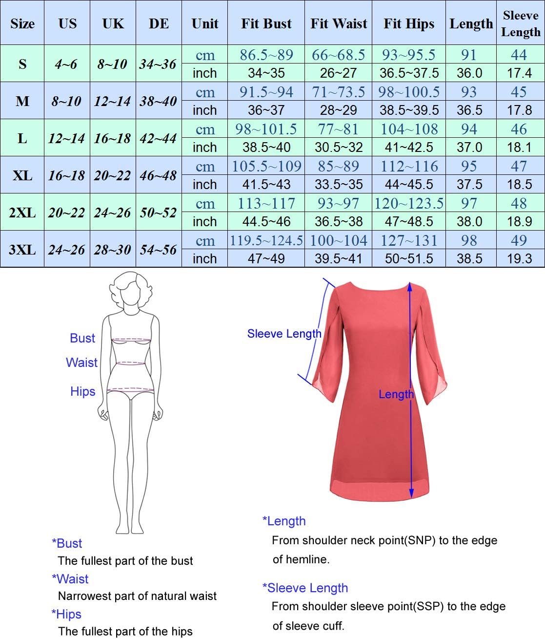 GRACE KARIN Women's Elegant Dress Chiffon Short Sleeve Casual Chiffon Top Round Neck