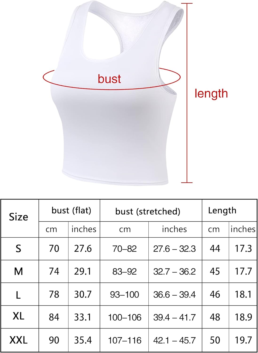 Boao 4 Pack Women's Basic Crop Tank Tops Racerback Crop Top