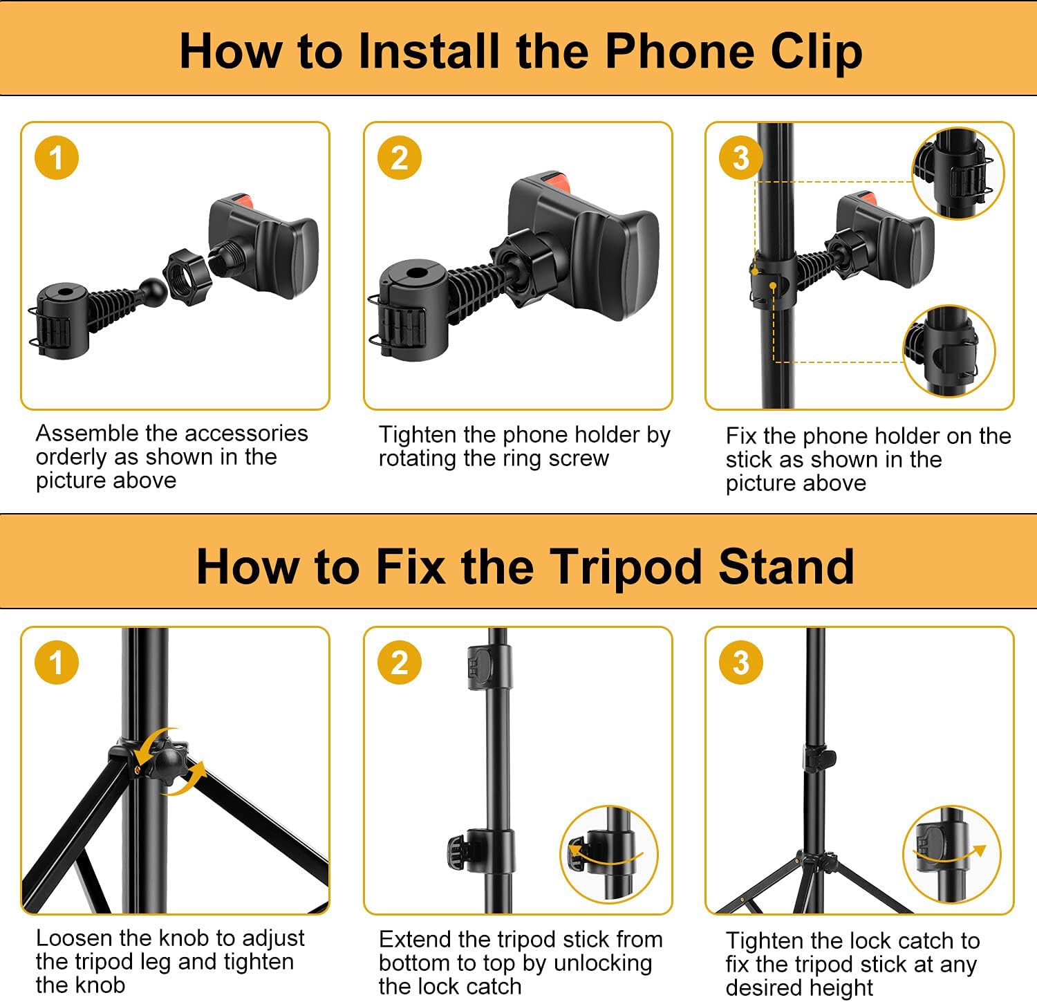 Ring Light with Tripode, 10" Ring Light with Remote Control 3 Modes 10 Brightness Dimmable Ring Light for TikTok, Makeup, Selfie, Streaming, Youtube, Twich Live