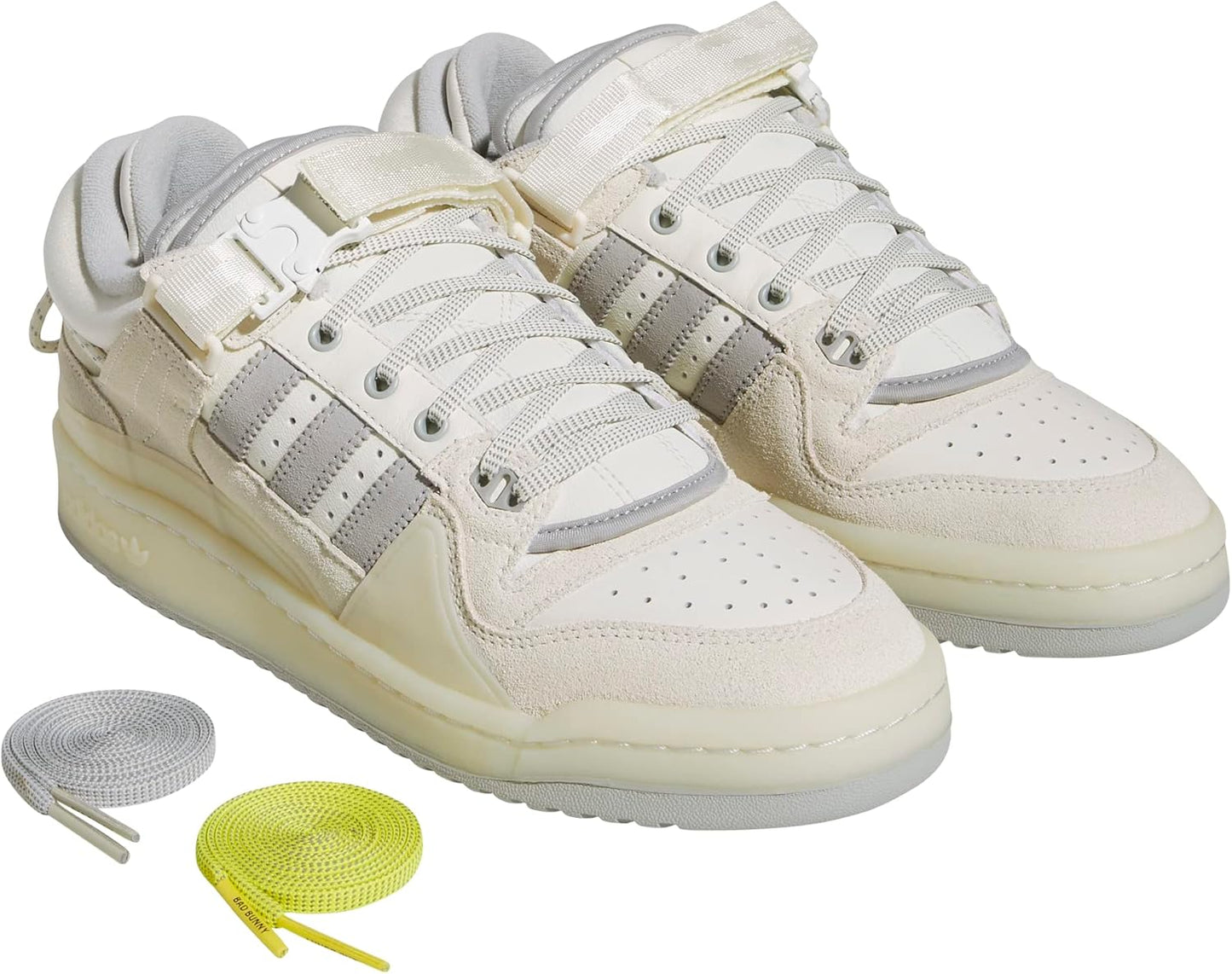 adidas Forum Low HQ2153 Bad Bunny para hombre, color blanco, talla