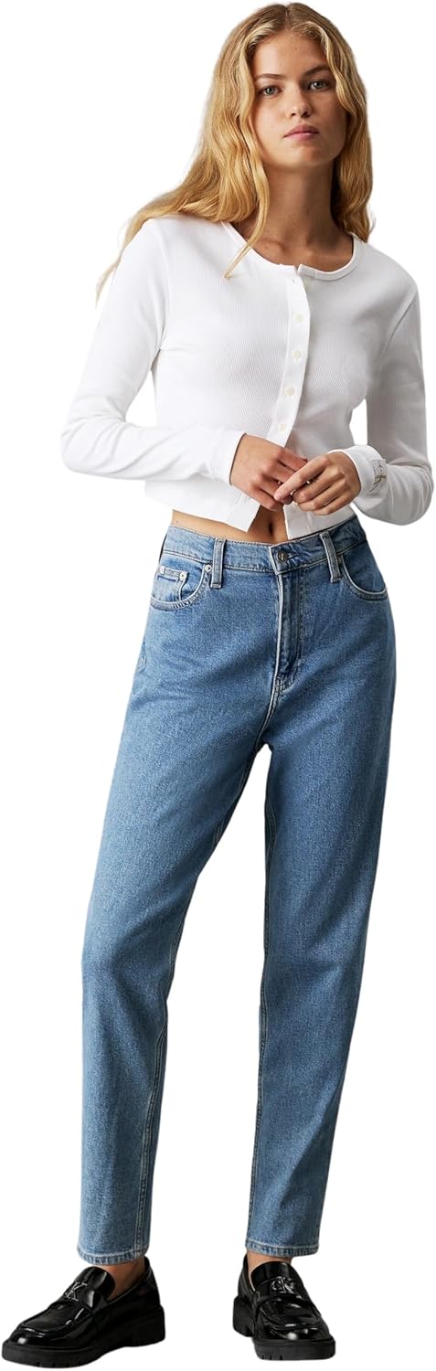 Calvin Klein Jeans Women's Tapered, Denim M, 36W