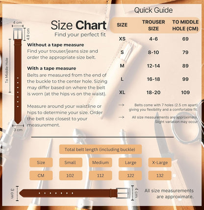 Genuine Leather Belt for Women, Handmade for Jeans and Casual Wear, Luxury Gift Box, Fashion Vintage