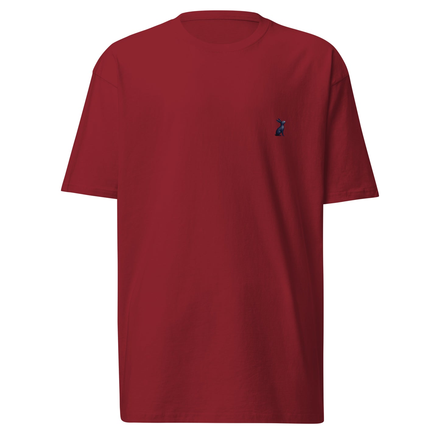 Camiseta KÖNE celeste con logo azul bordado, corte regular de algodón peinado
